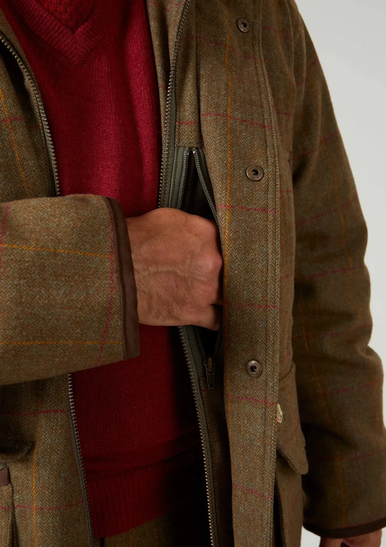 30% OFF ALAN PAINE Combrook Mens Shooting Field Coat - Hawthorn 2XL