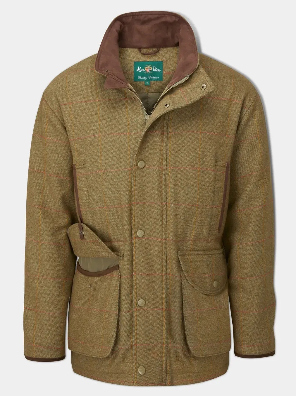 30% OFF ALAN PAINE Combrook Mens Shooting Field Coat - Hawthorn 2XL