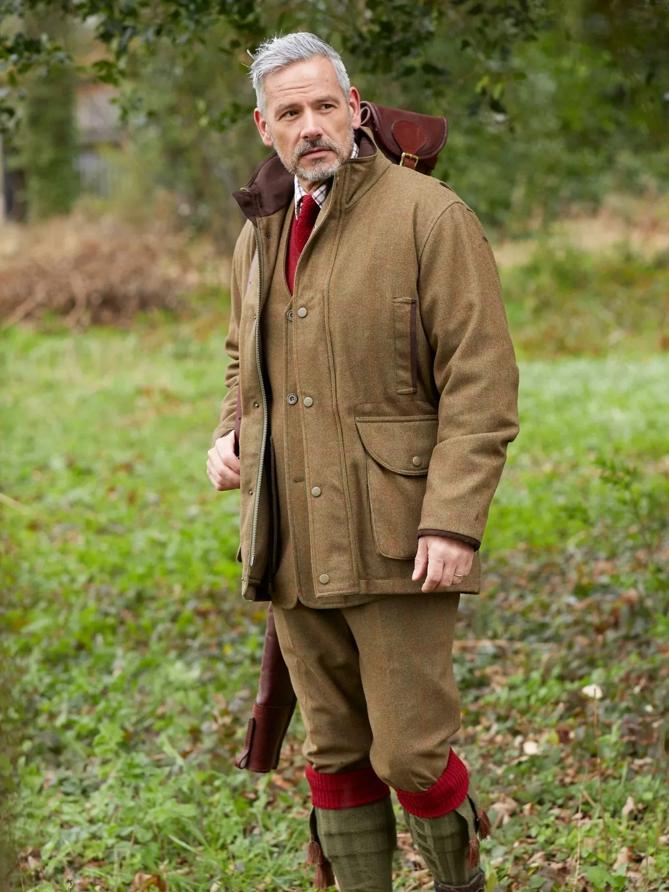 30% OFF ALAN PAINE Combrook Mens Shooting Field Coat - Hawthorn 2XL