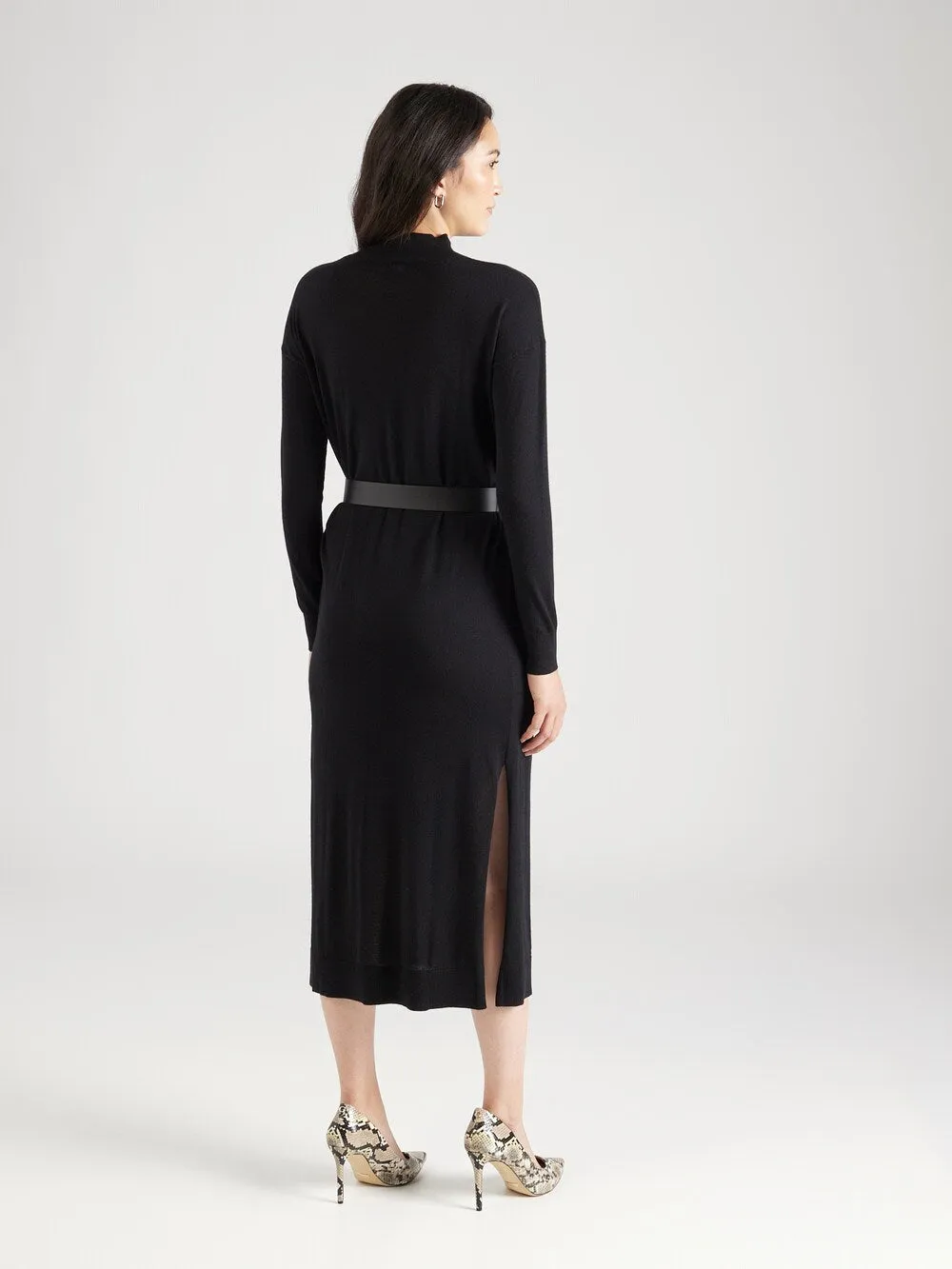 Knitted dress by Karen Millen, black