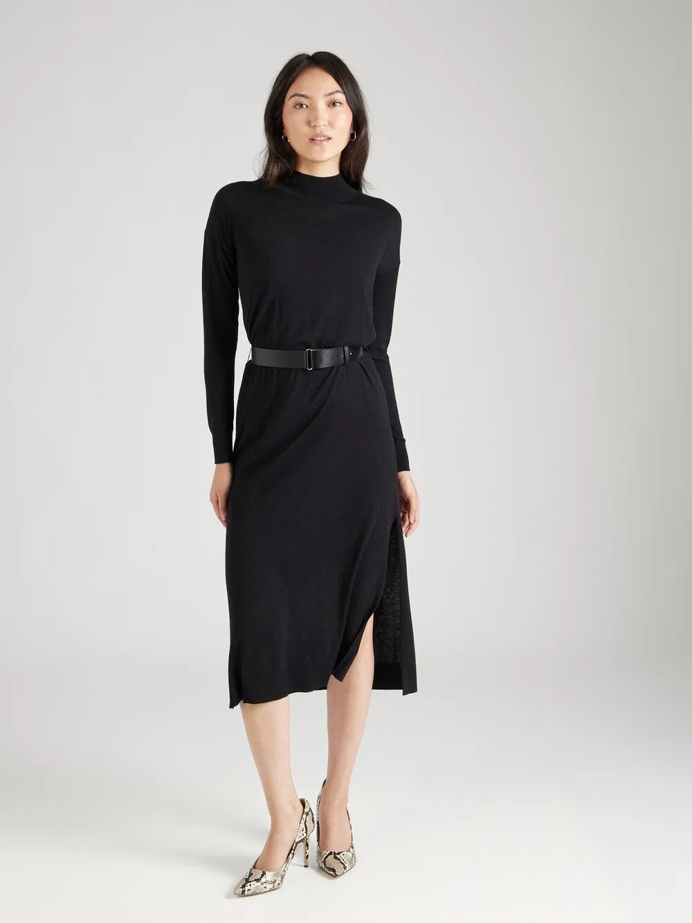 Knitted dress by Karen Millen, black