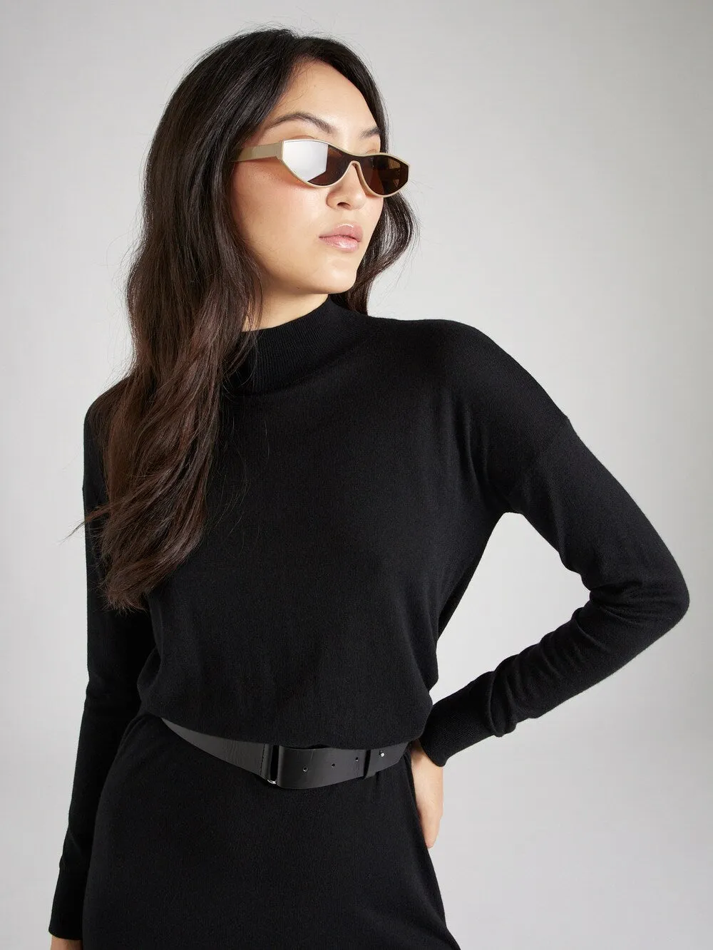 Knitted dress by Karen Millen, black