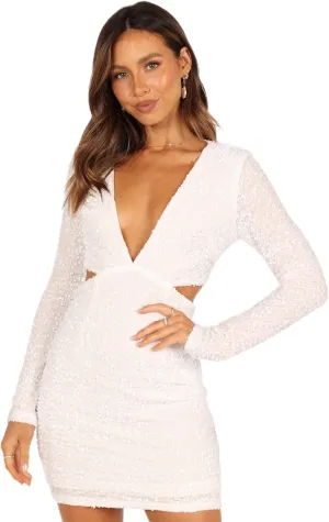 Petal & Pup Women's Kelly Long Sleeve Sequin Mini Dress